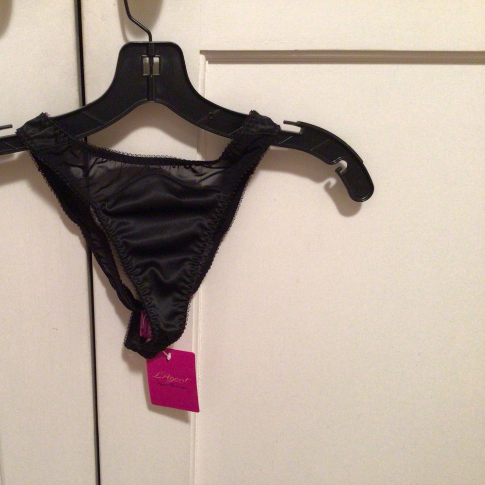Agent Provocateur Black Satin Lingerie